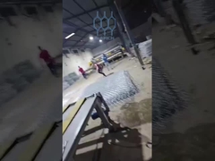 ガビオンアセンブリライン:ワイヤースポーリング,織り,エッジバインディング