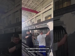 高速サーボモーター式蛇籠網機、インドへ納品