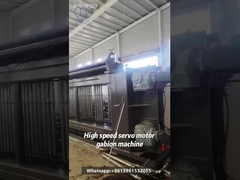 サーボインテリジェント蛇籠メッシュマシン稼働中 | 傾斜地安定化と洪水対策