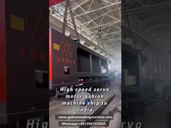 インド人顧客が高速蛇籠メッシュ機を操作 | 河岸保護プロジェクト