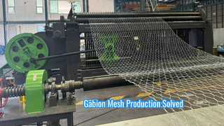 100x120mm 蛇籠ボックス生産用自動蛇籠メッシュマシン