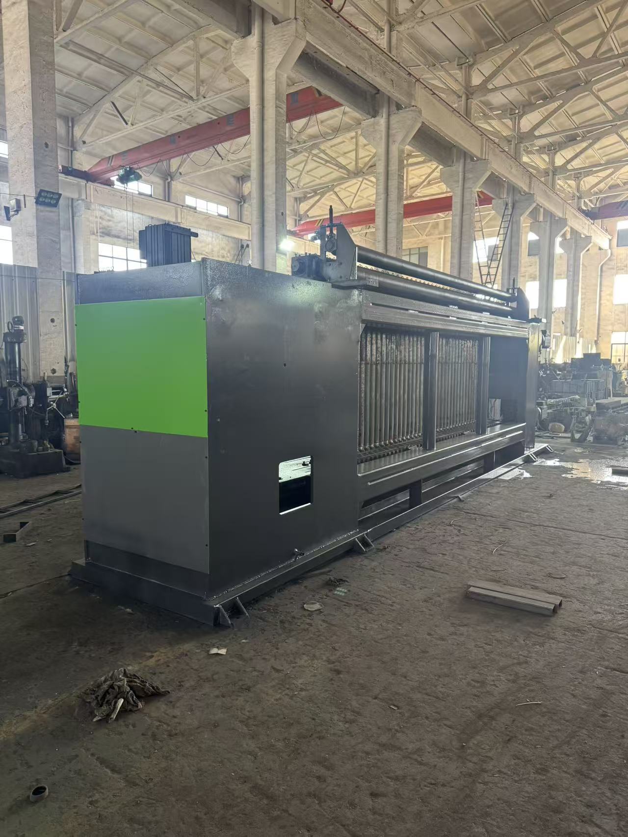 最新の企業ブログについて 最新のセルボCNCガビオン製造機械の現場デバッグの成功