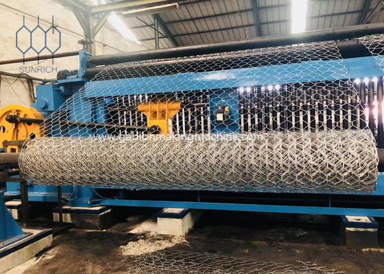 高生産速度 高級ガビオン網格箱機